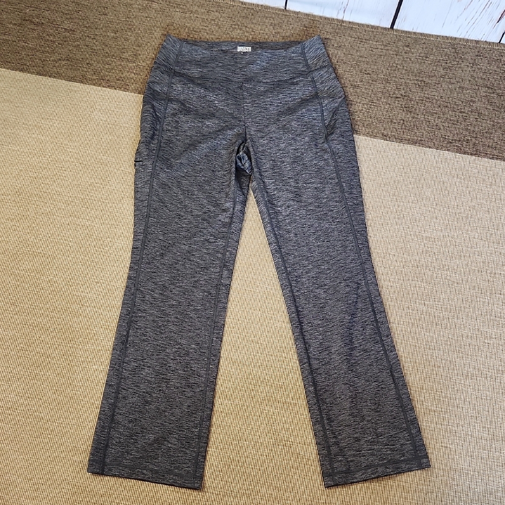 Duluth Trading Charcoal Space Dye Yoga Pants S X 31